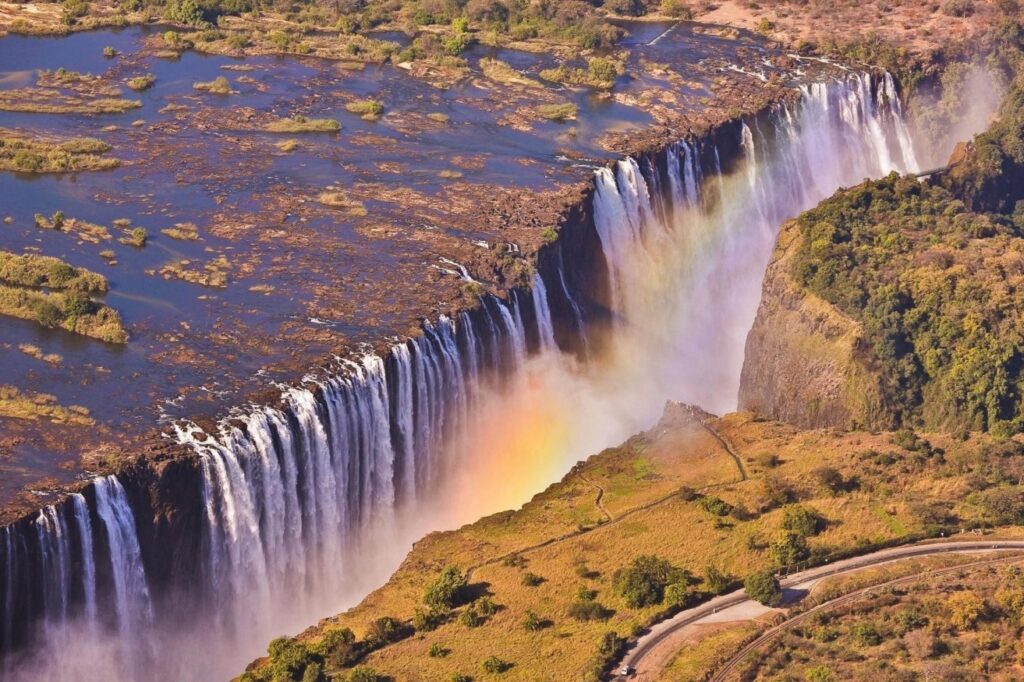 Victoria Falls from above