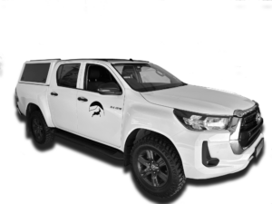 White Toyota Hilux 4x4 automatic pickup doublecabin without camping